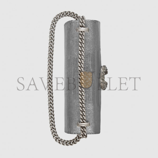 G*u*i dionysus metallic lizard small shoulder bag 499623 (25*14*8cm)